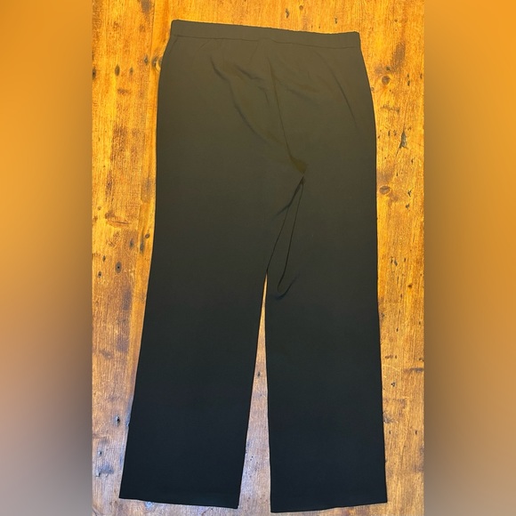 J. Hill Black Side Zip Trousers Size 16 Tall - Picture 4 of 10